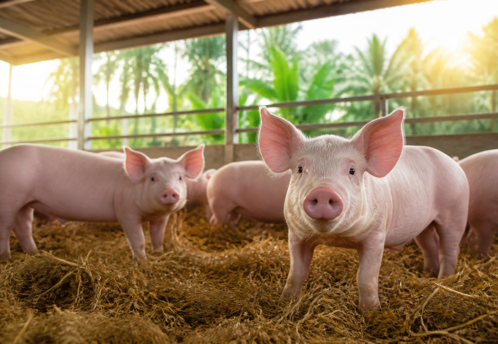 Healthy pigs and piglets at Somkene Livestock Enterprises, a piggery farm in Irete, Owerri, Imo State